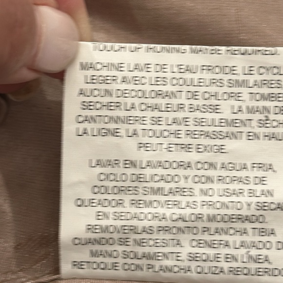 Beacon Looms Valance Neutral Taupe Floral Pattern Window Topper w Tassles - Picture 9 of 11